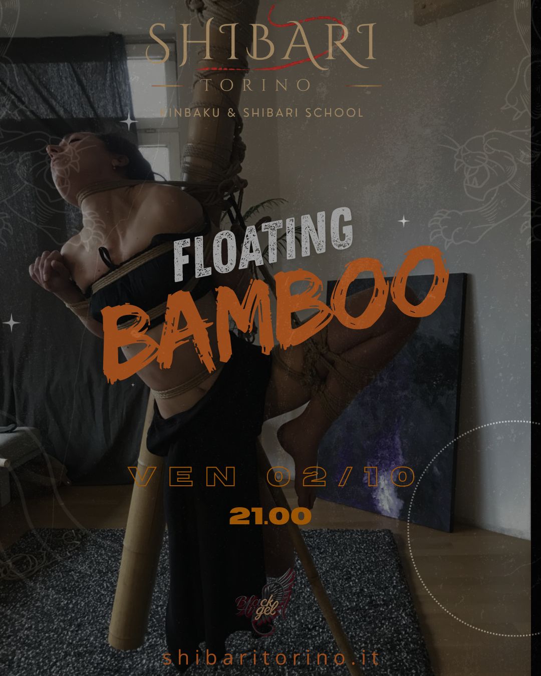 FLOATING BAMBOO - BLACK ANGEL